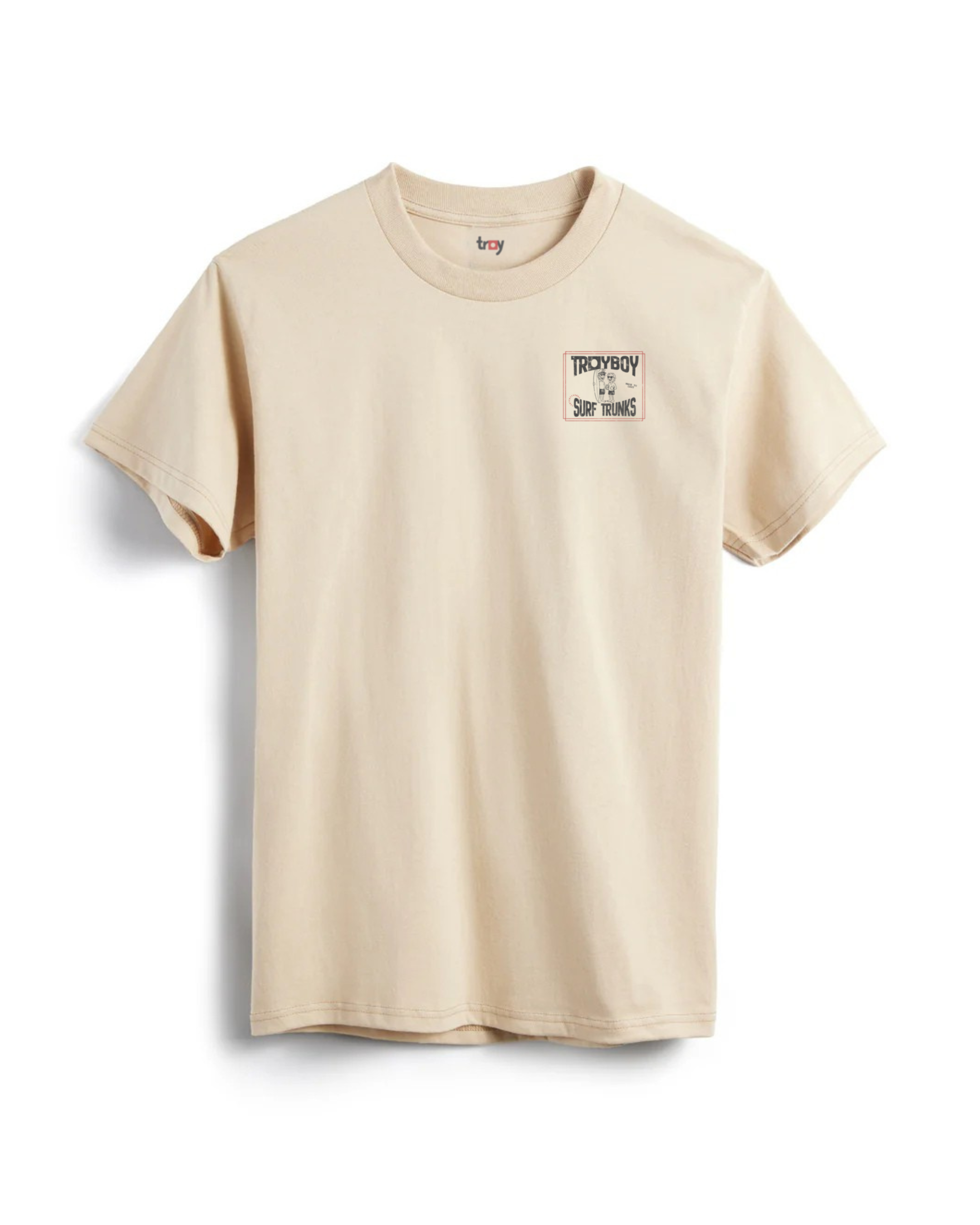 "Stamp" Graphic Tee - Tan