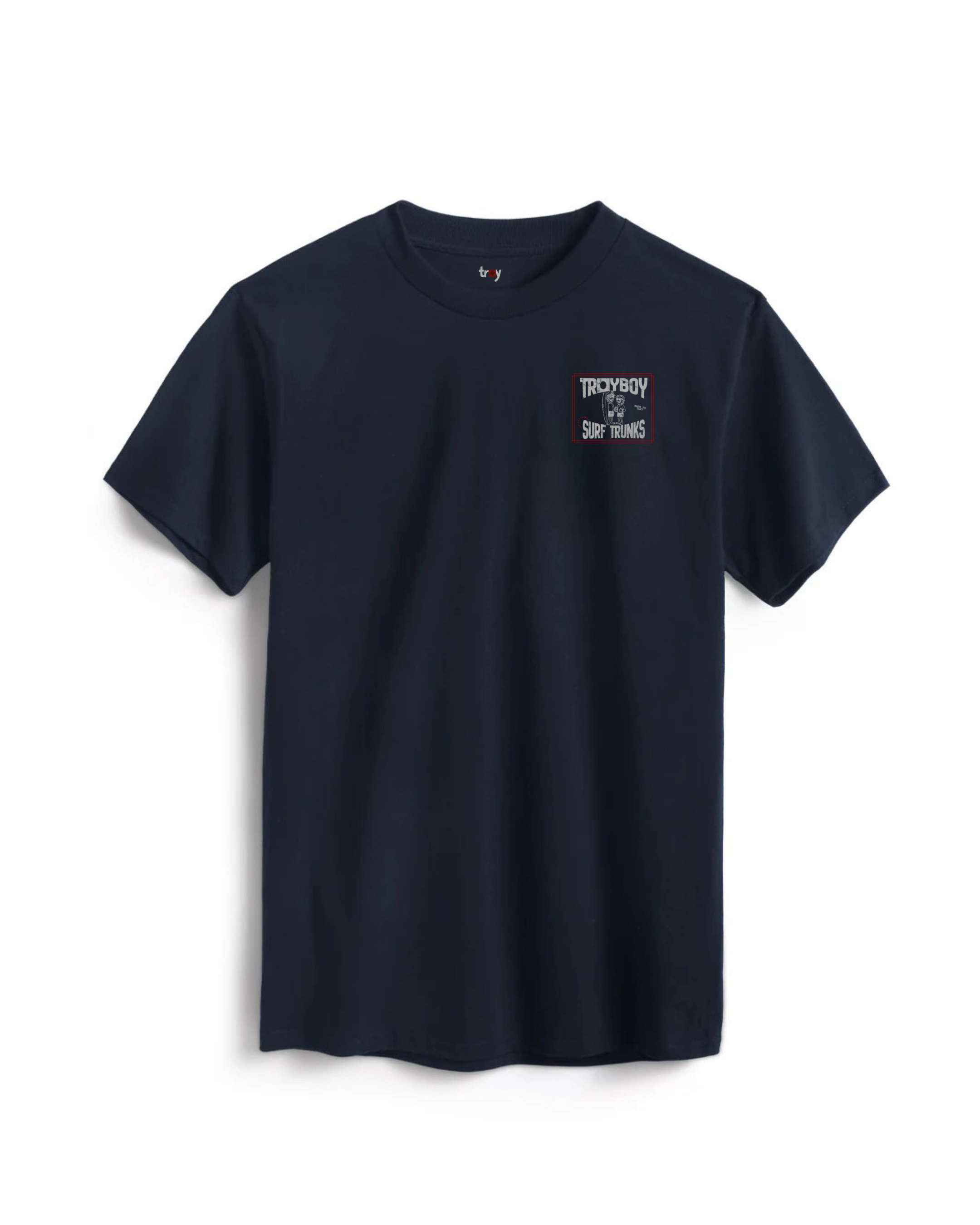 "Stamp" Graphic Tee - Navy