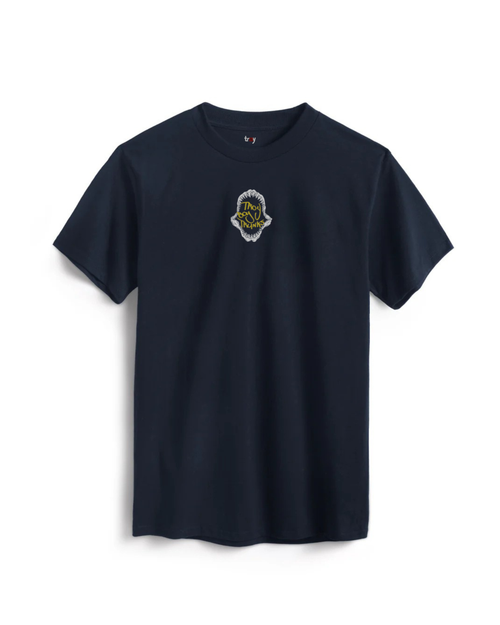 "Jaws" Graphic Tee - Navy Blue