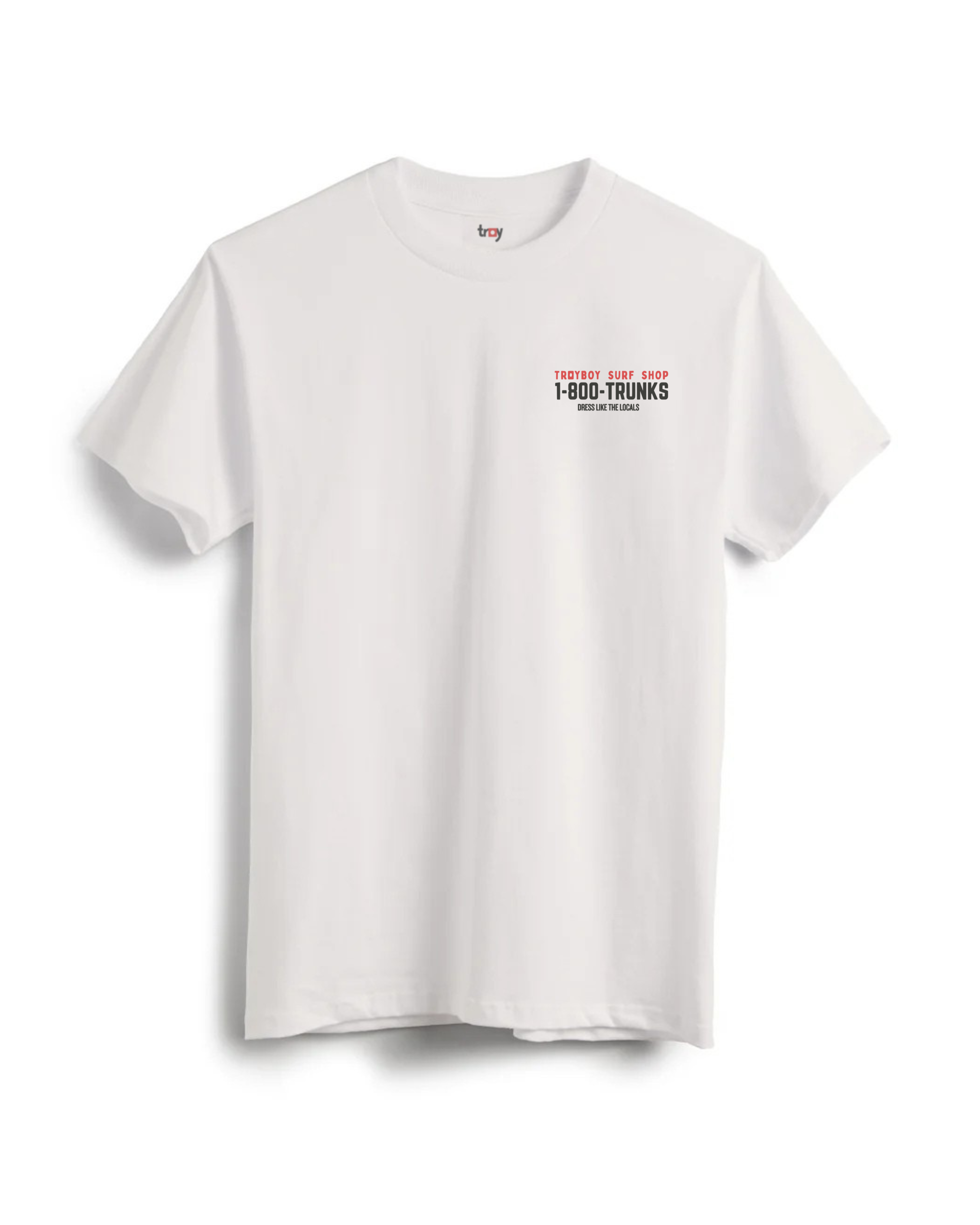 "1-800-TRUNKS" Graphic Tee - White
