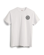 "Mr. Troy Surf Trunks" Graphic Tee - White