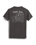 "Nose Rider" Graphic Tee - Gray