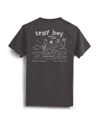 "Nose Rider" Graphic Tee - Gray