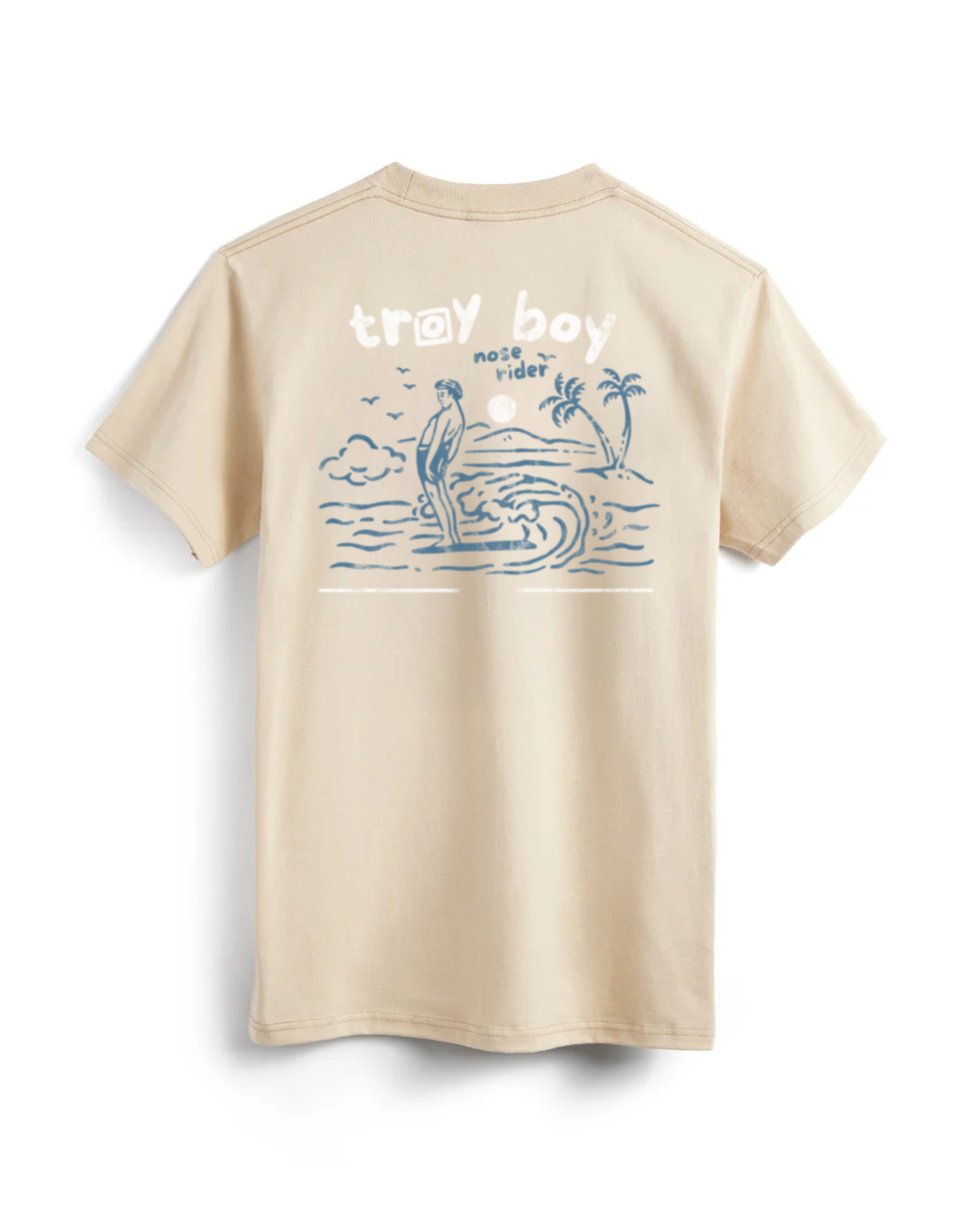 "Nose Rider" Graphic Tee - Tan