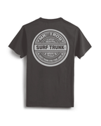 "Mr. Troy Surf Trunks" Graphic Tee - Gray