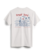 "Nose Rider" Graphic Tee - White