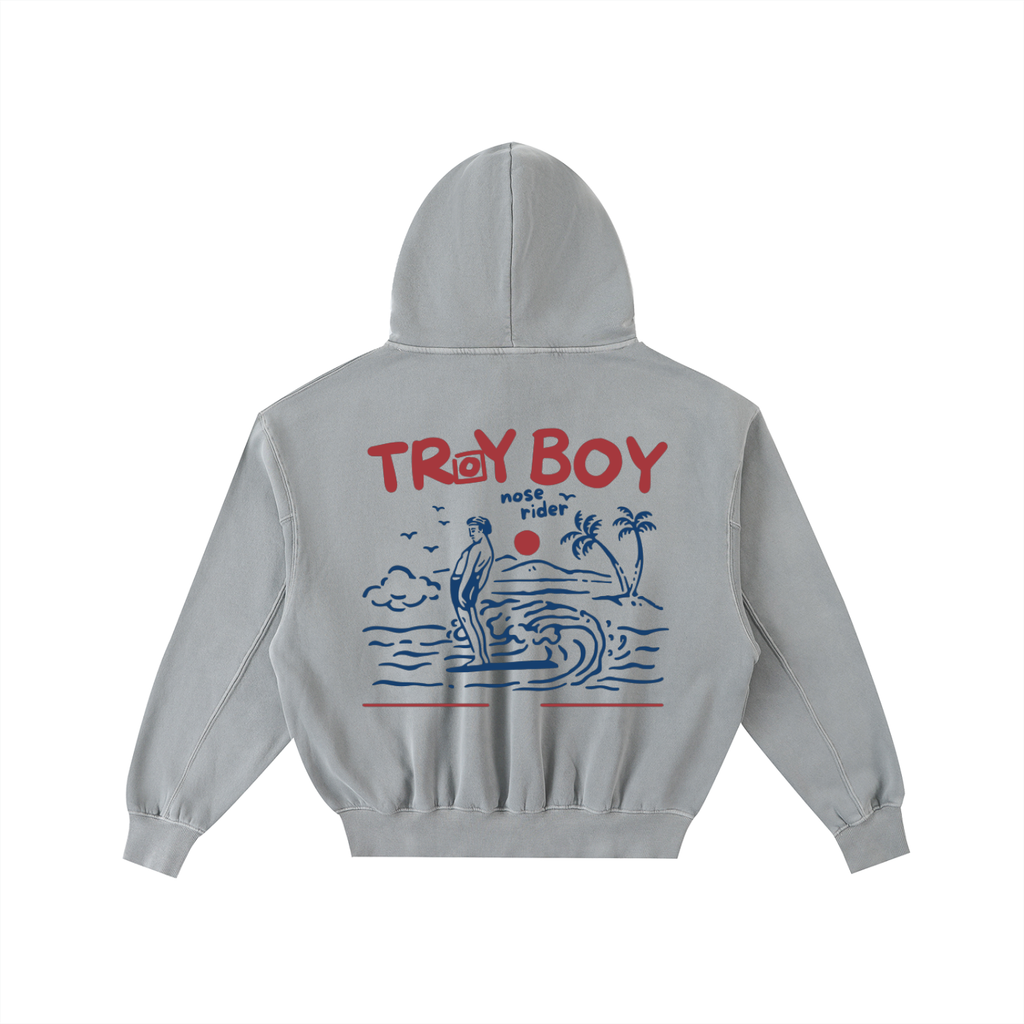 Nose Rider Frayed Hoodie
