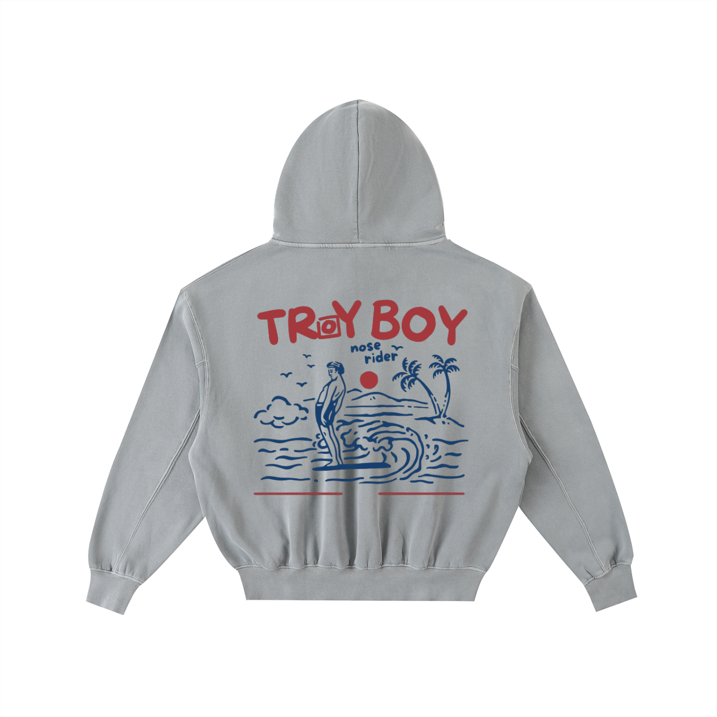 Nose Rider Frayed Hoodie