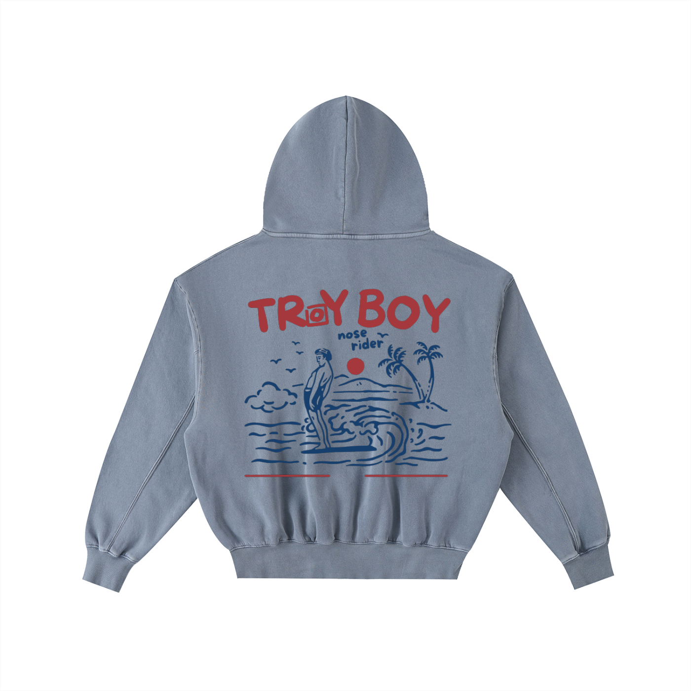 Nose Rider Frayed Hoodie